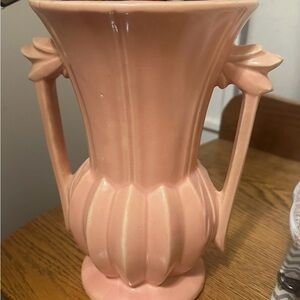 McCoy 1940s Blush Ceramic Vase